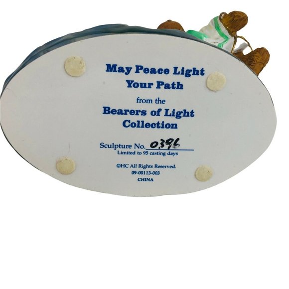 May Peace Light Your Path Figurine Bearers of Light Collection Bear Lighthouse - Picture 11 of 11